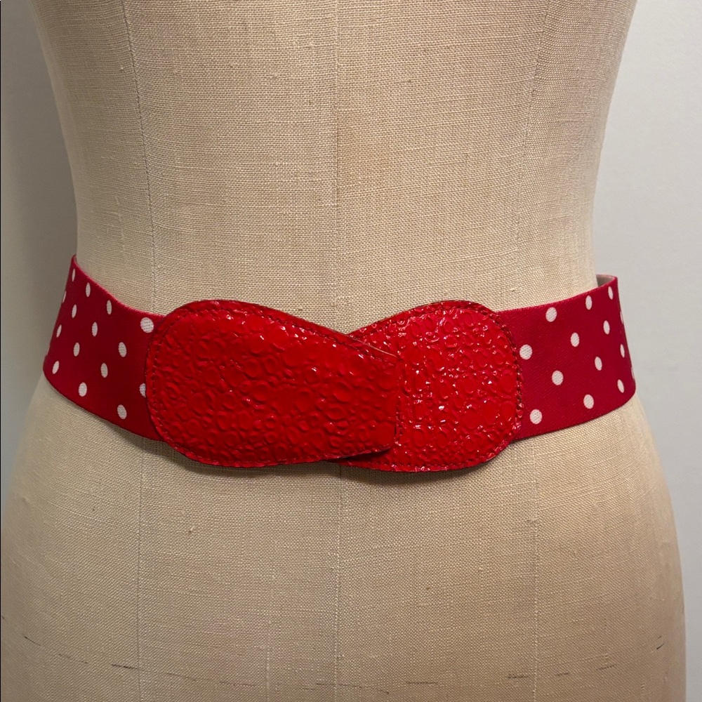 Red Polka Dot Belt